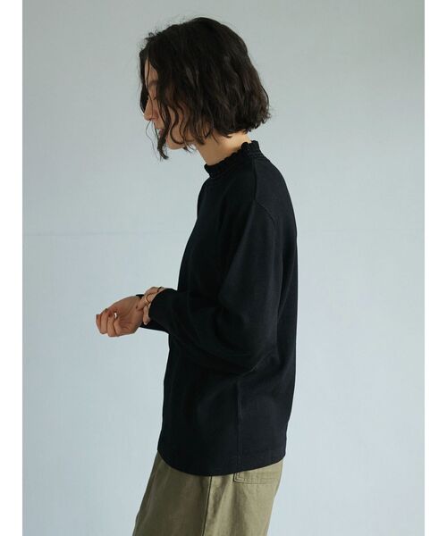 CRAFT STANDARD BOUTIQUE（クラフトスタンダードブティック）の「エリシャーリングニットプルオーバー（ニット/セーター・レディース・ラベンダー/アイボリー/ブラック・FREE）」の6枚目の写真