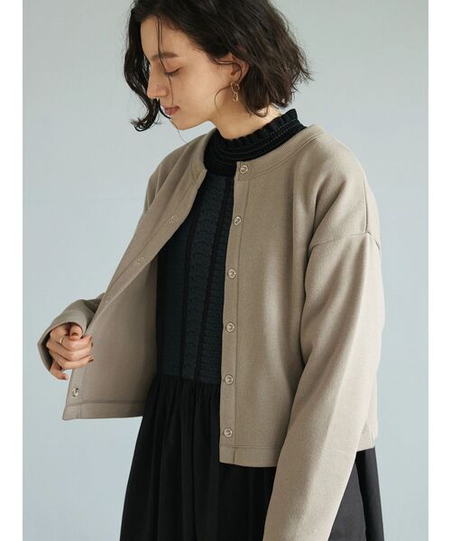 CRAFT STANDARD BOUTIQUE（クラフトスタンダードブティック）の「エリシャーリングニットプルオーバー（ニット/セーター・レディース・ラベンダー/アイボリー/ブラック・FREE）」の14枚目の写真