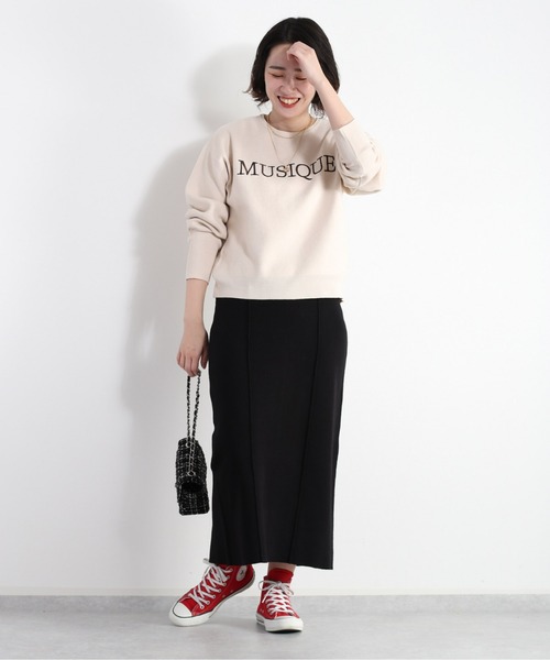 cepo(セポ)の「刺繍ロゴプレーンニット(ニット/セーター・レディース・オフホワイト/ブラウン/レッド・M)」の21枚目の写真