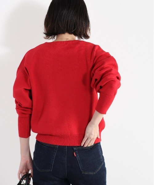 cepo(セポ)の「刺繍ロゴプレーンニット(ニット/セーター・レディース・オフホワイト/ブラウン/レッド・M)」の20枚目の写真
