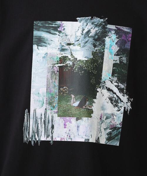 tk.TAKEO KIKUCHI(ティーケータケオキクチ)の「◆アブストラクトペインティングスウェット(スウェット・メンズ・ライトグレー系6/ブラック/ベージュ・01/03/02)」の11枚目の写真