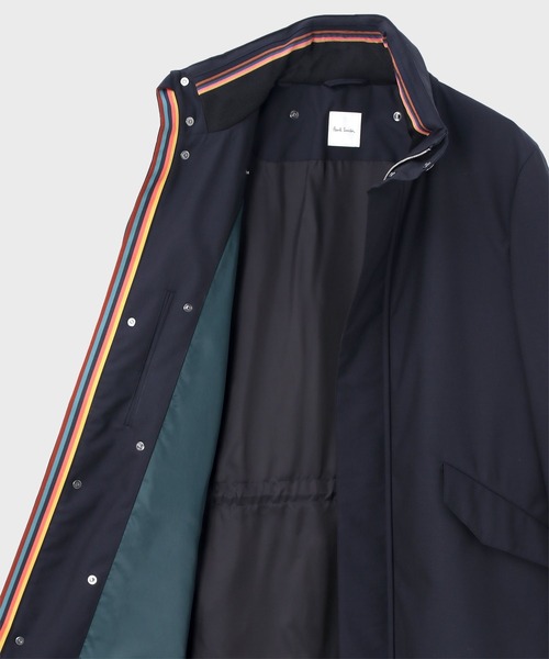 Paul Smith(ポールスミス)の「スタンドカラー ウール コート / 223161 051ULN(その他アウター・メンズ・ダークブラウン/ネイビー・MEDIUM/LARGE/SMALL/X-LARGE)」の6枚目の写真