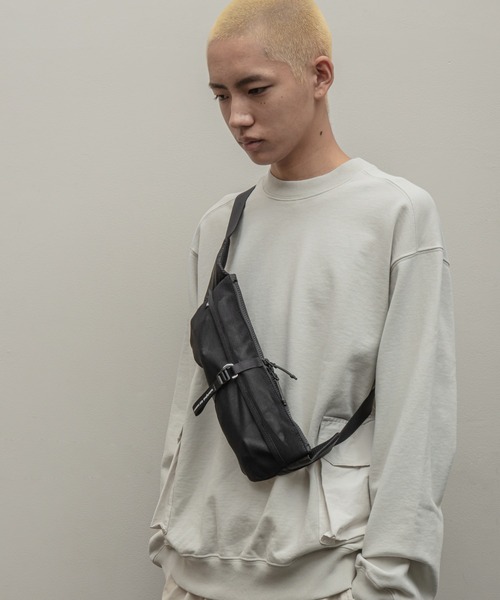 RAMIDUS(ラミダス)の「【2023春夏】BAL/RAMIDUS POWER MESH FUNNY PACK(ボディバッグ/ウエストポーチ・メンズ・グレー/ブラック・FREE)」の4枚目の写真