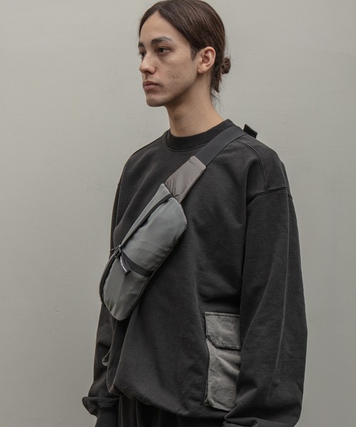 RAMIDUS(ラミダス)の「【2023春夏】BAL/RAMIDUS POWER MESH FUNNY PACK(ボディバッグ/ウエストポーチ・メンズ・グレー/ブラック・FREE)」の6枚目の写真