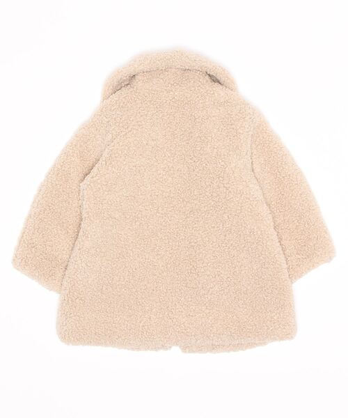 HAKKA BABY（ハッカベビー）の「[ベビー]中綿入りボアコート（その他アウター・キッズ・ピンク/ベージュ・90cm）」の4枚目の写真