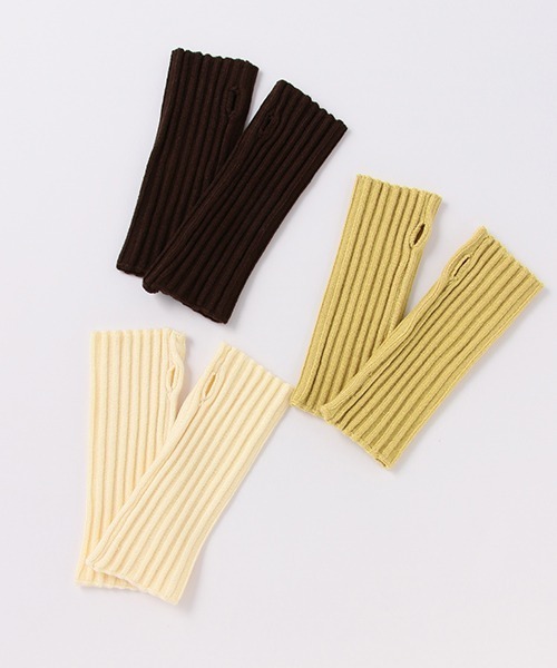 petit main（プティマイン）の「アームウォーマー（その他小物・キッズ・アイボリー/ライトグリーン/チャコール・FREE）」の8枚目の写真