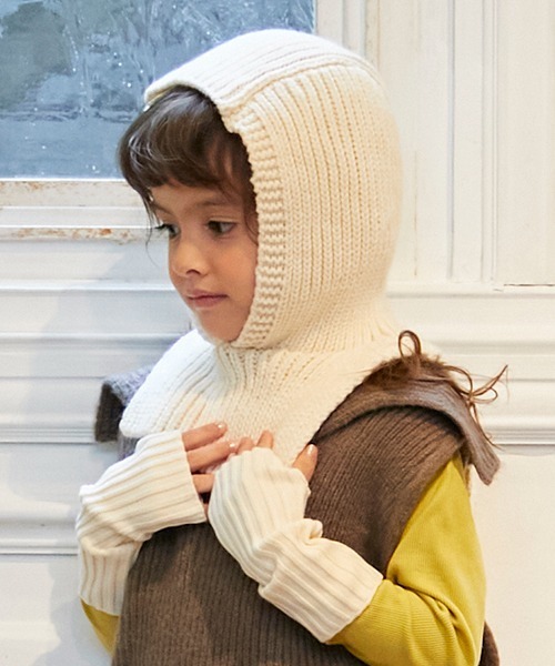 petit main（プティマイン）の「アームウォーマー（その他小物・キッズ・アイボリー/ライトグリーン/チャコール・FREE）」の12枚目の写真