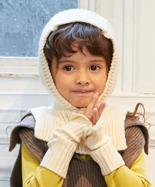 petit main（プティマイン）の「アームウォーマー（その他小物・キッズ・アイボリー/ライトグリーン/チャコール・FREE）」の13枚目の写真