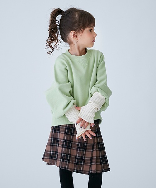 petit main（プティマイン）の「アームウォーマー（その他小物・キッズ・アイボリー/ライトグリーン/チャコール・FREE）」の10枚目の写真