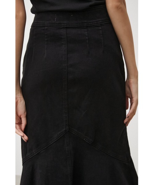 AZUL by moussy（アズールバイマウジー）の「MERMAID DENIM SWITCHING SK/マーメイドデニムスウィッチングスカート（デニムスカート・レディース・ブラック/ワンウォッシュ・SMALL/MEDIUM）」の11枚目の写真
