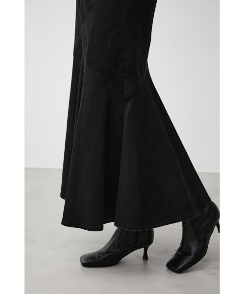 AZUL by moussy（アズールバイマウジー）の「MERMAID DENIM SWITCHING SK/マーメイドデニムスウィッチングスカート（デニムスカート・レディース・ブラック/ワンウォッシュ・SMALL/MEDIUM）」の12枚目の写真