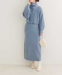 osonoマルチWAYカーデセットニットワンピース