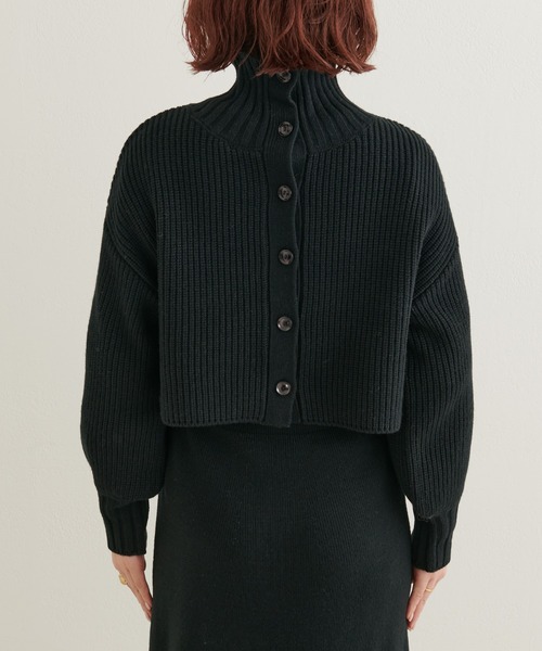 natural couture(ナチュラルクチュール)の「osonoマルチWAYカーデセットニットワンピース(ワンピース・レディース・ブルー/ブラック/アイボリー/グレイッシュベージュ・MEDIUM/LARGE)」の19枚目の写真