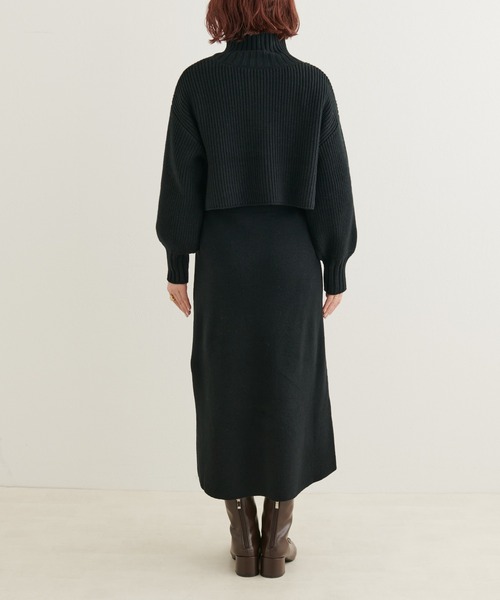 osonoマルチWAYカーデセットニットワンピース（ワンピース）｜natural