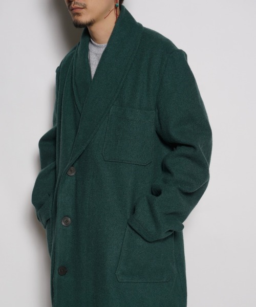 MILITARY(ミリタリー)の「SHAWL COLLAR COAT(その他アウター・メンズ・グリーン・54/52)」の7枚目の写真