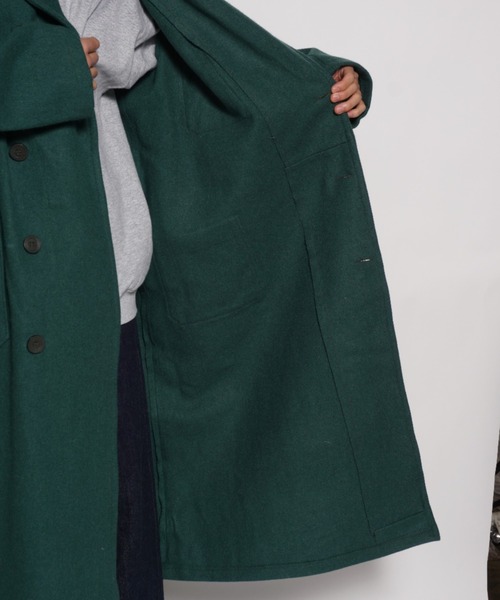 MILITARY(ミリタリー)の「SHAWL COLLAR COAT(その他アウター・メンズ・グリーン・54/52)」の8枚目の写真