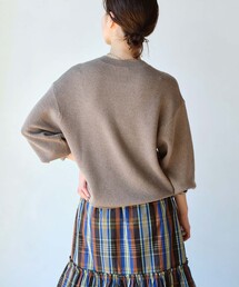 IENA | CASH WOOL二重襟プルオーバー(ニット/セーター)