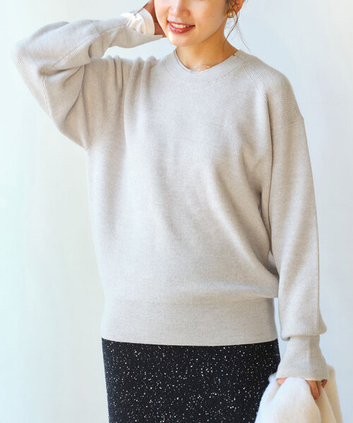 イエナ 近年 日本製 薄手 ウール プルオーバー パーカー ジャケット 白グレー イエナ 近年 日本製 薄手 ウール プルオーバー パーカー ジャケット 白