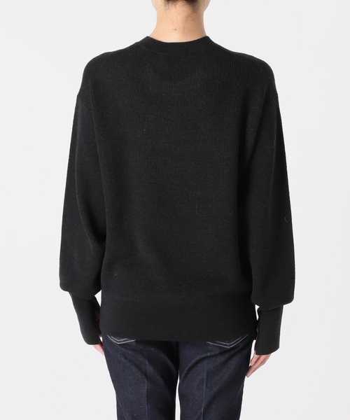 IENA（イエナ）の「CASH WOOL二重襟プルオーバー（ニット/セーター・レディース・チャコールグレー/チョコ/ライトグレー・FREE）」の6枚目の写真