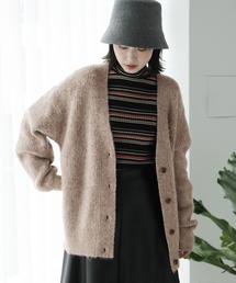 5GシャギーVネックカーディガン / 182746