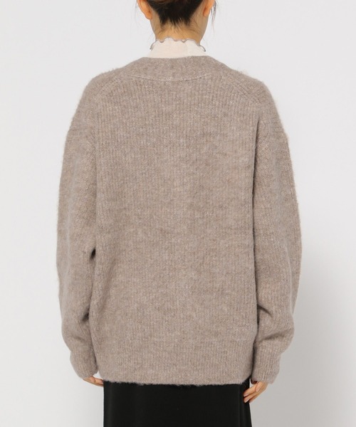 LAKOLE（ラコレ）の「5GシャギーVネックカーディガン / 182746（カーディガン/ボレロ・レディース・パープル/ベージュ/グリーン・SMALL/MEDIUM）」の8枚目の写真