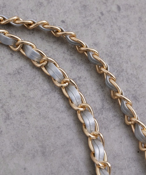 DISCOAT（ディスコート）の「【WEB限定】キルティングミニミニショルダーバッグ（ショルダーバッグ・レディース・ブラック/サックスブルー/ピンク/シルバー/アイボリー/オレンジ・FREE）」の13枚目の写真