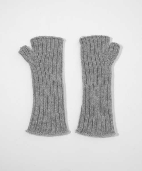 TWEED MILL（ツイードミル）の「TWEEDMILL FINGERLESS GLOVES ツイードミル ハンドウォーマー（手袋・レディース・ブラック/ブラウン系1/ブラウン系2/グレー/ブラウン系3/ベージュ系1/オフホワイト/ブラウン/ベージュ・ONE SIZE）」の16枚目の写真