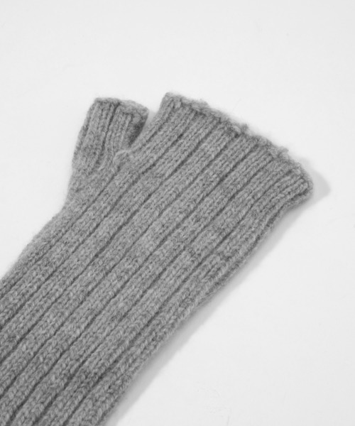 TWEED MILL（ツイードミル）の「TWEEDMILL FINGERLESS GLOVES ツイードミル ハンドウォーマー（手袋・レディース・ブラック/ブラウン系1/ブラウン系2/グレー/ブラウン系3/ベージュ系1/オフホワイト/ブラウン/ベージュ・ONE SIZE）」の17枚目の写真