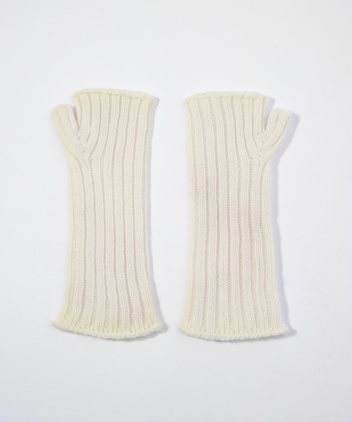 TWEED MILL（ツイードミル）の「TWEEDMILL FINGERLESS GLOVES ツイードミル ハンドウォーマー（手袋・レディース・ブラック/ブラウン系1/ブラウン系2/グレー/ブラウン系3/ベージュ系1/オフホワイト/ブラウン/ベージュ・ONE SIZE）」の12枚目の写真