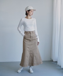 【YANUK/ヤヌーク】ユーティリティーリメイクスカート