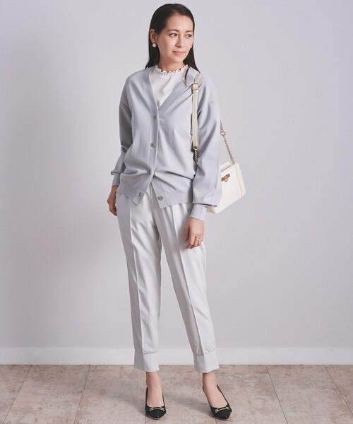 ANY SIS（エニィスィス）の「【YUKO AOKI × any SiS】ジョガー セットアップ（セットアップ・レディース・ネイビー系/ライトグレー系・3/2/1）」の22枚目の写真