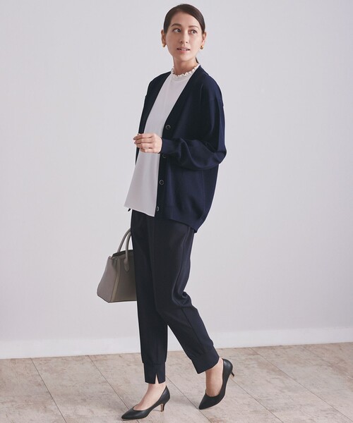 ANY SIS（エニィスィス）の「【YUKO AOKI × any SiS】ジョガー セットアップ（セットアップ・レディース・ネイビー系/ライトグレー系・3/2/1）」の20枚目の写真