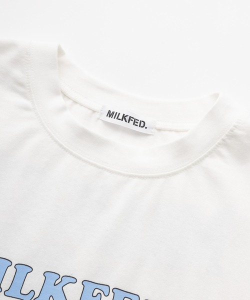 MILKFED.（ミルクフェド）の「ROSE PRINT TOP（Tシャツ/カットソー・レディース・ピンク/ブラック/ホワイト/イエロー・ONE SIZE）」の7枚目の写真