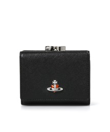 Vivienne Westwood MAN（ヴィヴィアンウエストウッドマン）の「“DIAMANTE ORB” 口金三つ折り財布【229711 SW22】（財布・メンズ）」