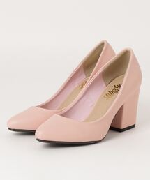 LibertyDoll/ポインテッドトゥ8cmチャンキーヒールパンプス(5400/5401/5402)