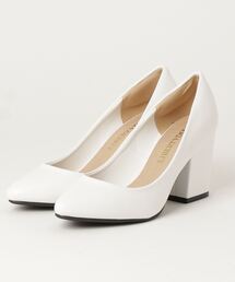 LibertyDoll/ポインテッドトゥ8cmチャンキーヒールパンプス(5400/5401/5402)