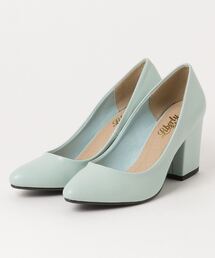 LibertyDoll/ポインテッドトゥ8cmチャンキーヒールパンプス(5400/5401/5402)