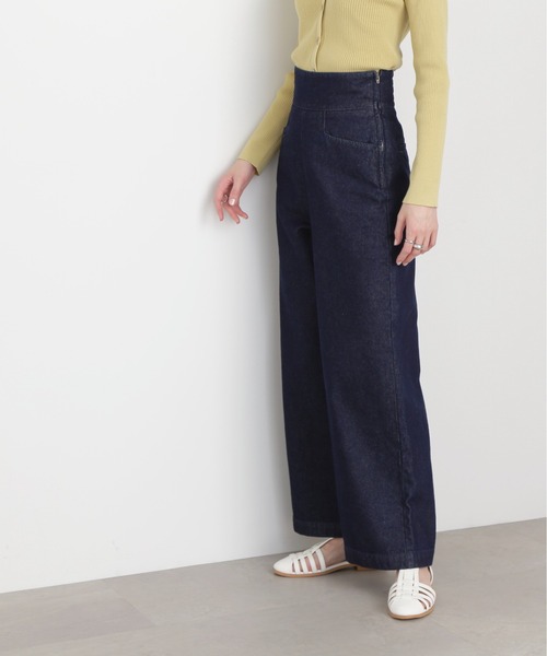 N.（N. Natural Beauty Basic）（エヌエヌナチュラルビューティーベーシック）の「【S Size Line】◆クリーンストレートデニムパンツ（デニムパンツ・レディース・ワンウォッシュ・SMALL/MEDIUM）」の6枚目の写真