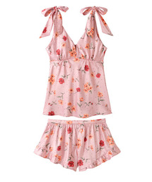 PEACH JOHN | リボンストラップサテンキャミセット(その他アンダーウェア/インナー)