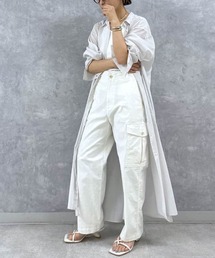 バックサテンカーゴパンツ