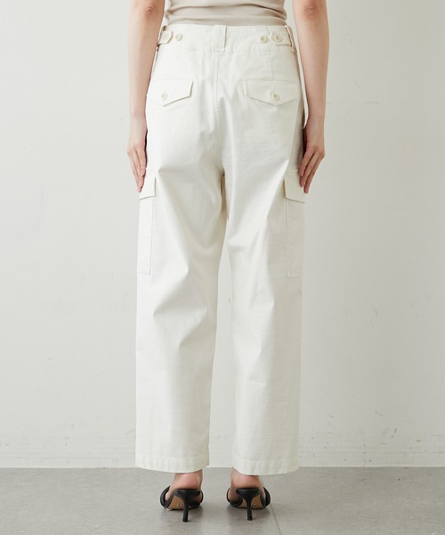 GALLARDAGALANTE（ガリャルダガランテ）の「バックサテンカーゴパンツ（カーゴパンツ・レディース・ホワイト/カーキ・0/1）」の17枚目の写真