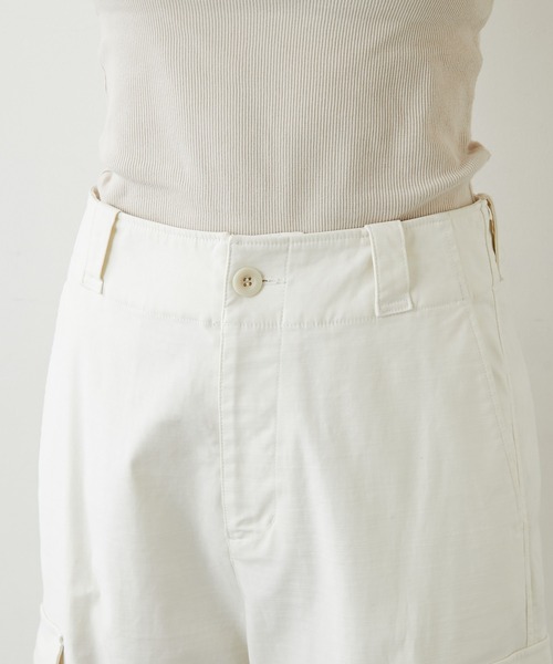 GALLARDAGALANTE（ガリャルダガランテ）の「バックサテンカーゴパンツ（カーゴパンツ・レディース・ホワイト/カーキ・0/1）」の18枚目の写真