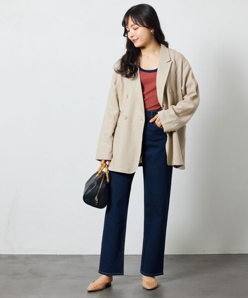 FREAK'S STORE（フリークスストア）の「【限定展開】ストレート デニム（デニムパンツ・レディース・サックスブルー/ネイビー/ブルー/ブラック/チャコール・28/25/24/26/27）」の16枚目の写真