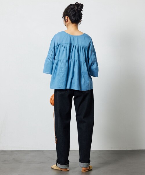 FREAK'S STORE（フリークスストア）の「【限定展開】ストレート デニム（デニムパンツ・レディース・サックスブルー/ネイビー/ブルー/ブラック/チャコール・28/25/24/26/27）」の20枚目の写真