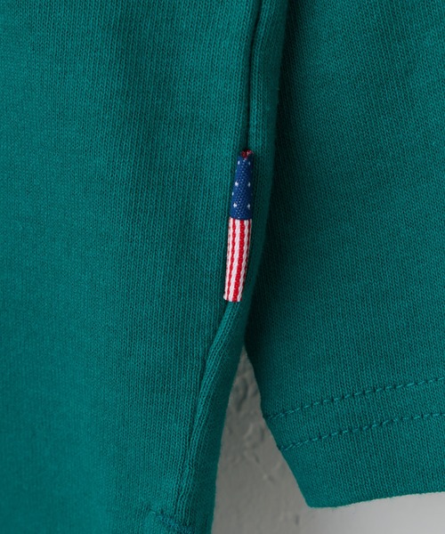 CIAOPANIC TYPY(チャオパニックティピー)の「【KIDS】USAコットンナンバリングロンTee(Tシャツ/カットソー・キッズ・オフホワイト/グリーン・S/M/L/XL/XXL)」の10枚目の写真