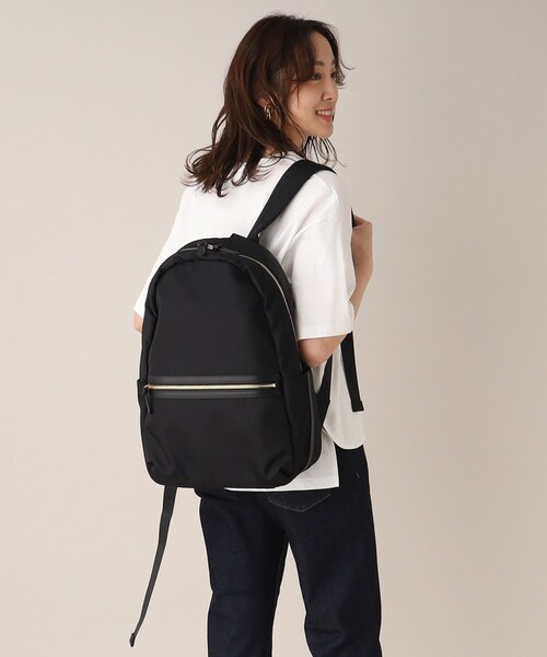 UNTITLED（アンタイトル）の「◆【撥水加工／A4収納可】ナイロンバックパック（バックパック/リュック・レディース・ブラック・99）」の10枚目の写真