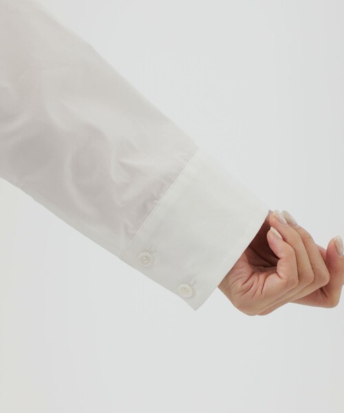 CAST:(キャストコロン)の「【イチ押し】レイヤードプリーツコンビブラウス(シャツ/ブラウス・レディース・ホワイト/ベージュ・M)」の8枚目の写真