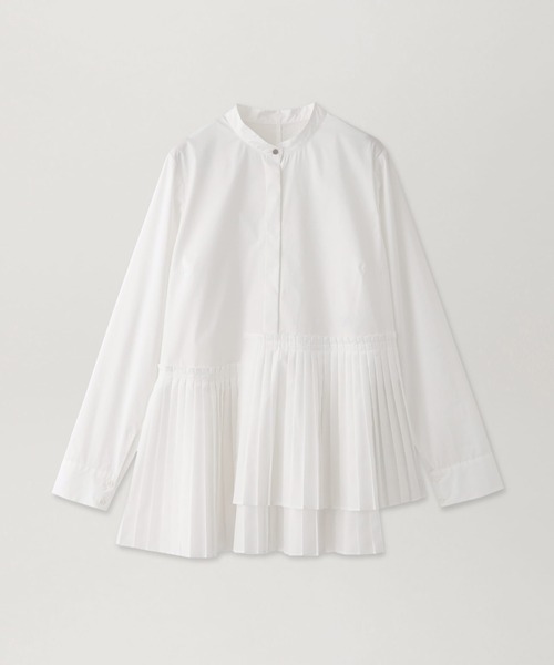 CAST:(キャストコロン)の「【イチ押し】レイヤードプリーツコンビブラウス(シャツ/ブラウス・レディース・ホワイト/ベージュ・M)」の20枚目の写真