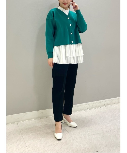 CAST:(キャストコロン)の「【イチ押し】レイヤードプリーツコンビブラウス(シャツ/ブラウス・レディース・ホワイト/ベージュ・M)」の17枚目の写真