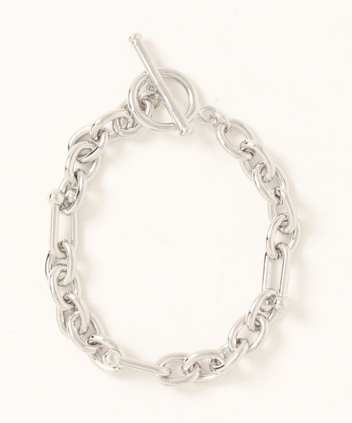 N.（N. Natural Beauty Basic）（エヌエヌナチュラルビューティーベーシック）の「チャンキーチェーンブレスレット（ブレスレット・レディース・シルバー/ゴールド・FREE）」の3枚目の写真